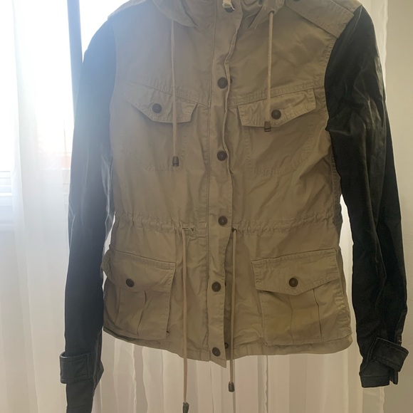 Leather/cargo jacket - Picture 5 of 12